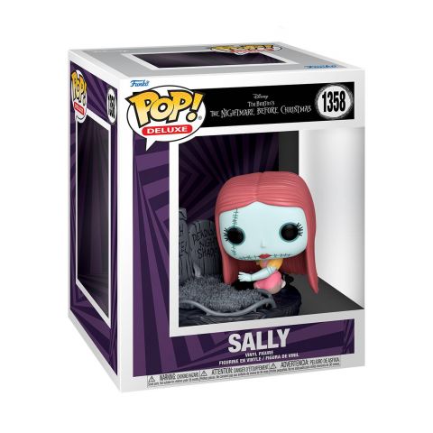 Nightmare Before Christmas 30th Ann: Sally w/ Gravestone Deluxe Pop Figure