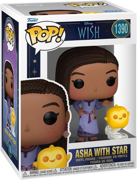 Disney: Wish - Asha w/ Star Pop Buddy Figure