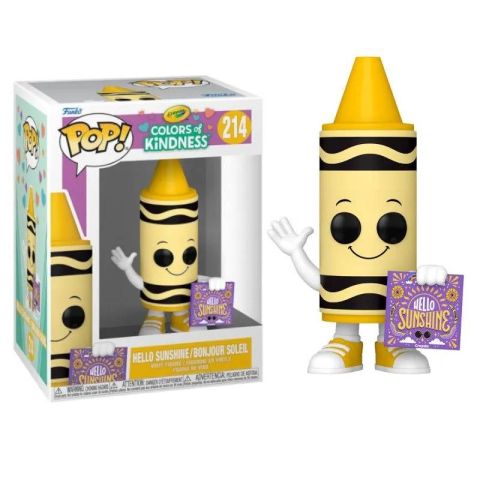 Ad Icons: Yellow (Kindness) Crayola Crayon Pop Figure