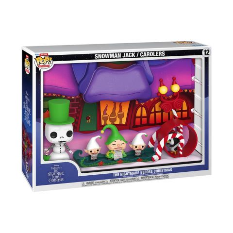 Nightmare Before Christmas: Jack ~What's This?~ w/ Carolers Deluxe Movie Moment Pop Figure