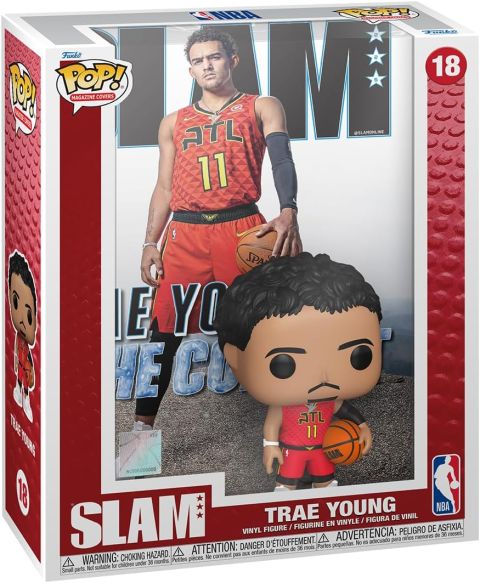 NBA Stars Cover Slam: Trae Young Pop Figure