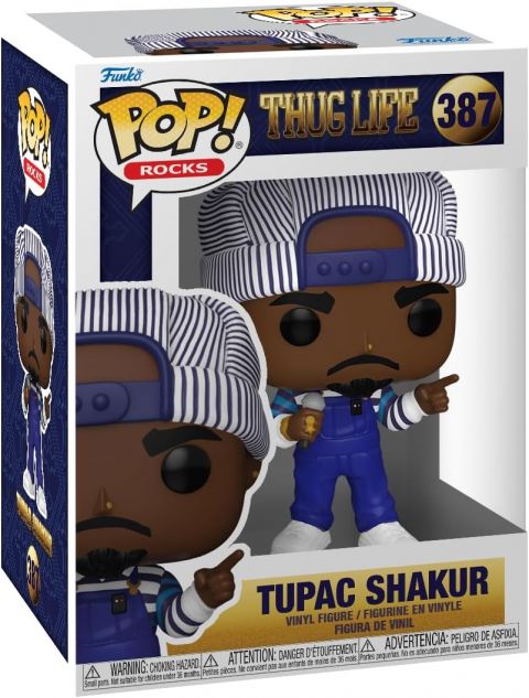 Pop Rocks: Tupac Shakur (Overalls) Pop Figure