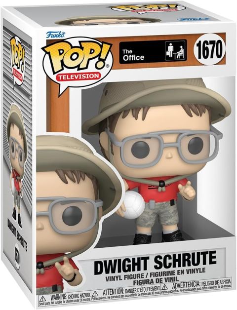 Office: Dwight Schrute w/ Volleyball Pop Figure