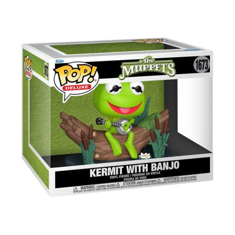 Muppets: Kermit w/ Banjo Pop Deluxe Figure