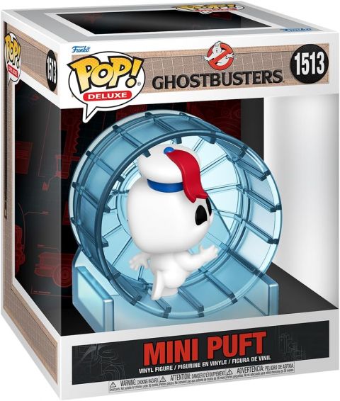 Ghostbusters: Frozen Empire - Mini Puft on Wheel Deluxe Pop Figure