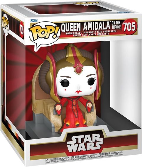 Star Wars: Phantom Menace - Queen Amidala on The Throne Deluxe Pop Figure