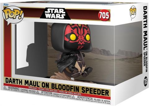 Star Wars: Phantom Menace - Darth Maul on Bloodfin Speeder Deluxe Pop Ride Figure