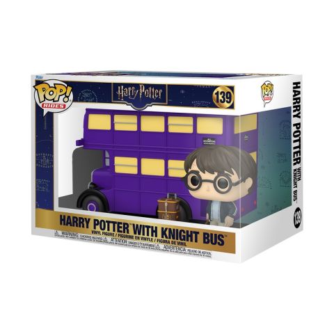 Harry Potter: Harry w/ Knight Bus Super Deluxe Pop Rides Figure
