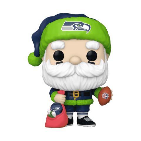 NFL Holidays: Seahawks Santa Pop Figure (NFL STICKER ONLY)