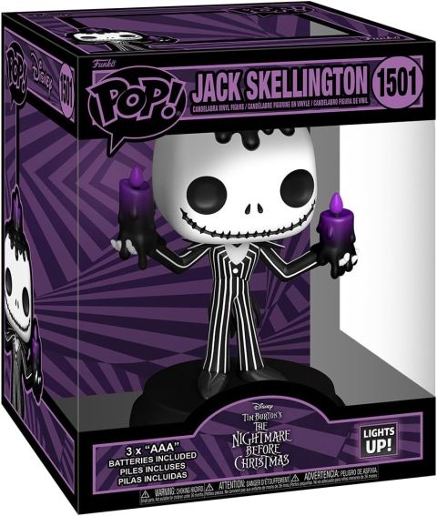 Nightmare Before Christmas: Jack Skellington w/ Candles Light Up 6'' Super Pop Figure