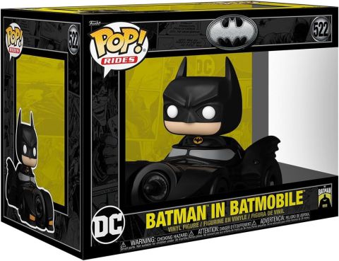Batman: 85th Anniversary - Batman with Batmobile Deluxe Pop Ride Figure (Michael Keaton)