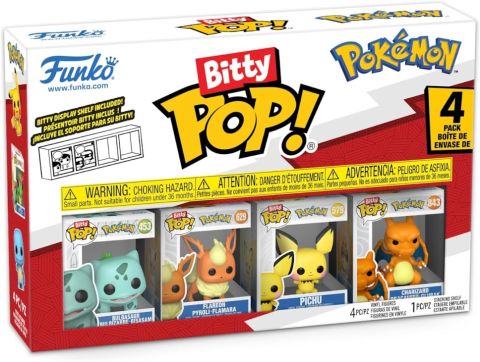 Pokemon: Bulbasaur Bitty Pop Figures (4-Pack)