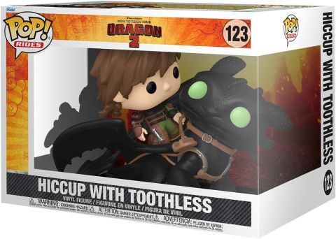 How to Train Your Dragon: Hiccup and Toothless Deluxe Pop Ride Figure