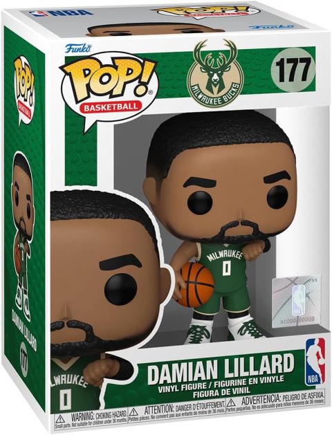 NBA Stars: Bucks - Damian Lillard (Purple 2024) Pop Figure