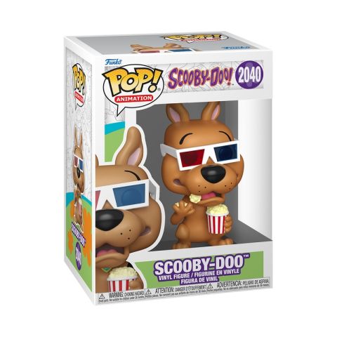 Scooby-Doo: Scooby w/ 3D Glasses and Popcorn Pop Figure