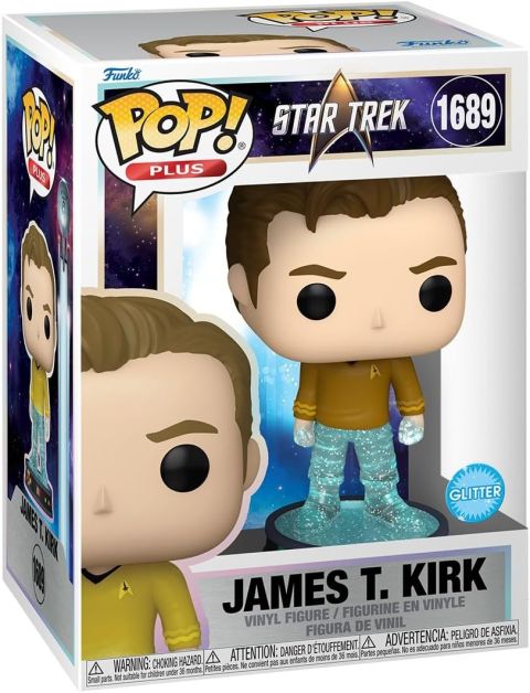 Star Trek TOS: Captain James T. Kirk (Teleporting) Pop Plus Figure