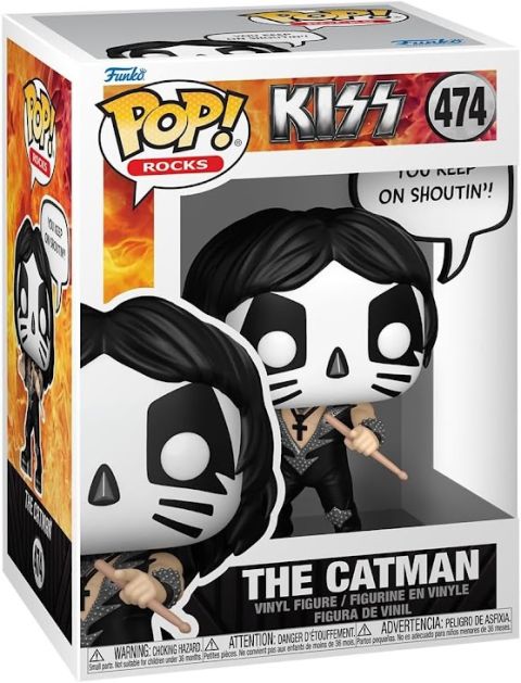 Pop Rocks: Kiss - Catman (To Keep On Shoutin') Pop Figure