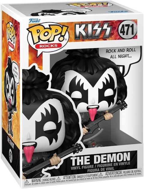 Pop Rocks: Kiss - Demon (Rock and Roll All Night) Pop Figure