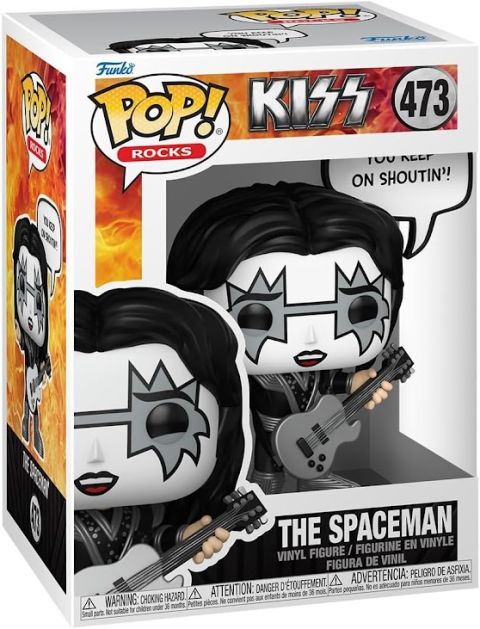 Pop Rocks: Kiss - Spaceman (To Keep On Shoutin') Pop Figure