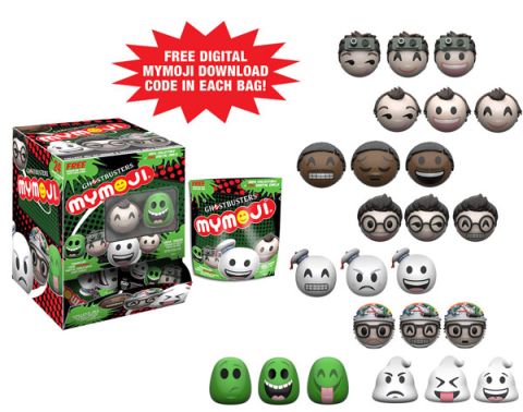 Ghostbusters: Mymoji Emoji Heads Trading Figures (Display of 24)