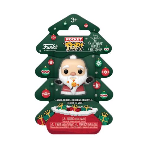 Nightmare Before Christmas: Sandy Claws Holiday Tree Pocket Pop Figure