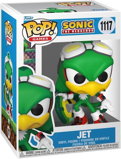 Sonic the Hedgehog: Jet the Hawk w/ Board Pop Figure