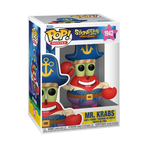 SpongeBob SquarePants - Mr. Krabs Pirate Pop Figure (The SpongeBob Movie)