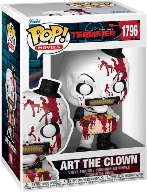 Terrifier: Art the Clown w/ Head Candy Bowl Pop Figure