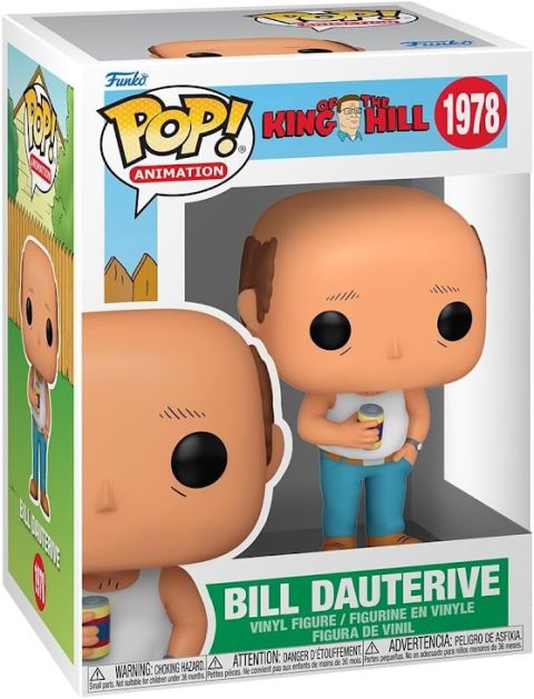 King of the Hill: Bill Dauterive Pop Figure