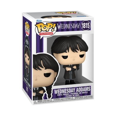 Addams Family: Netflix's Wednesday - Wednesday Addams w/ Black Coat Pop Figure