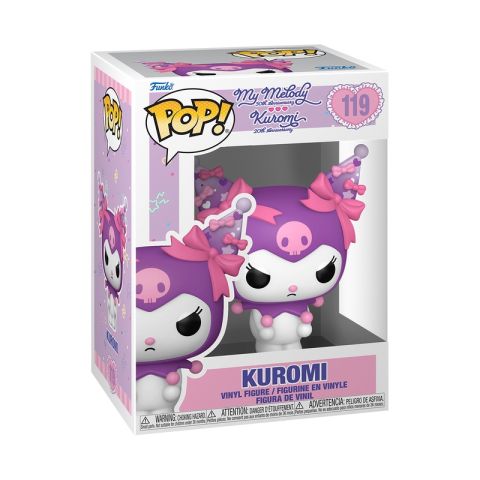 Sanrio: Kuromi Grumpy Pop Figure (20th Anniversary)