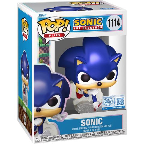 Sonic the Hedgehog: Sonic Running (Pearl) Pop Plus Figure (Specialty Series)