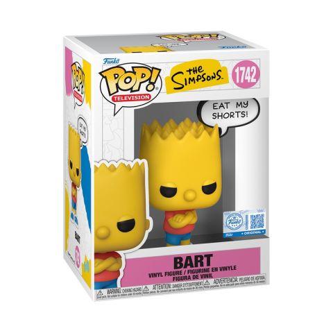 Simpsons: Bart Simpson (Eat My Shorts!) Pop Sayings Figure
