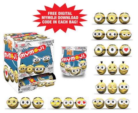 Despicable Me: Mymoji Emoji Heads Trading Figures (Display of 24)