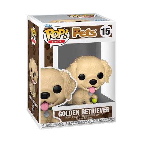 Funko Pets: Golden Retriever Dog Pop Figure
