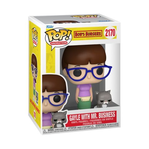 Bob's Burgers S3: Gayle w/ Mr. Business Pop & Buddy Figure