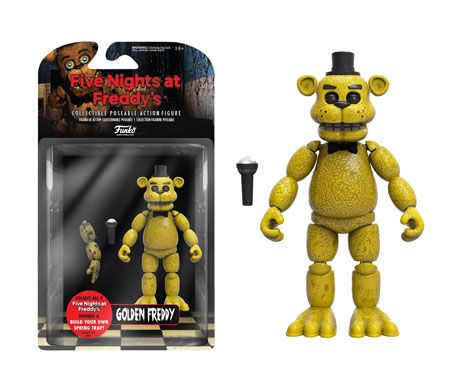Five Nights At Freddy's: Gold Freddy Action Figure (Build A Figure)