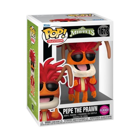 Muppets: Pepe the Prawn (Flocked) Pop Figure