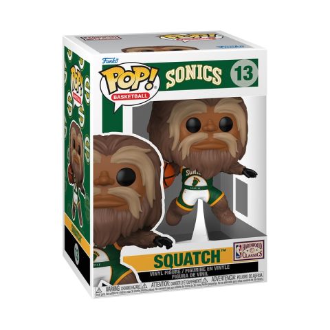 NBA Mascots: Supersonics - Sasquatch Dunking Pop Figure