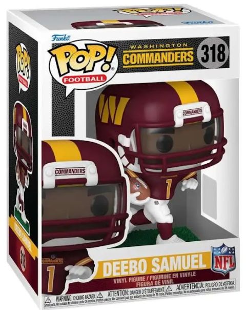 NFL Stars: Commanders - Deebo Samuel Pop Figure