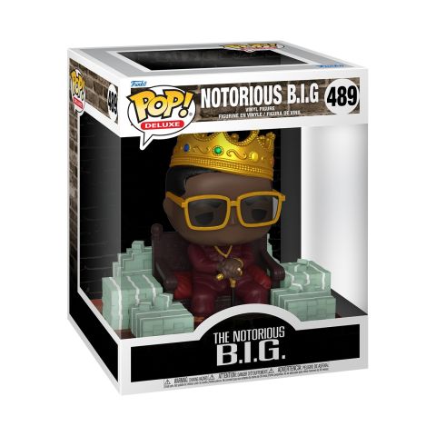 Pop Rocks: Notorious B.I.G. Crown and Throne Deluxe Pop Figure