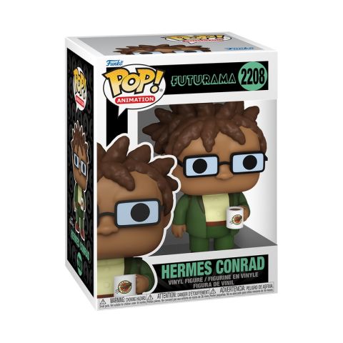 Futurama: Hermes Conrad w/ Mug Pop Figure
