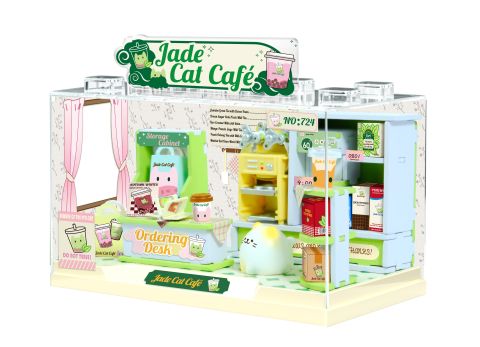 Diorama Box Large - Milk Tea Shop Figure