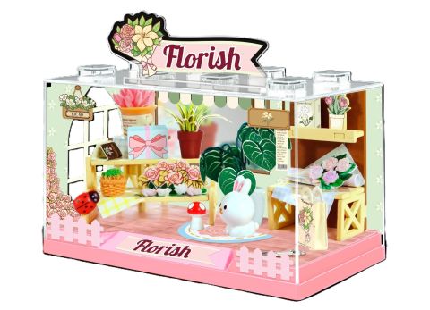 Diorama Box Large - Flower Room Figure