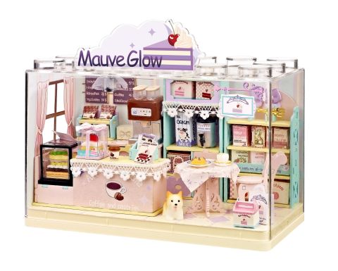 Diorama Box XXLarge - Mauve Glow Figure
