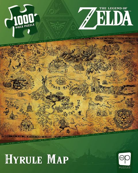 Puzzle: Legend of Zelda - Hyrule Map (1000 PCS)