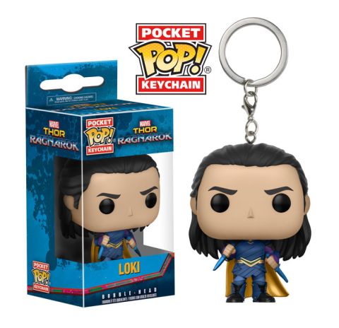 Key Chain: Thor Ragnarok - Loki Sakaarian Pocket Pop Vinyl