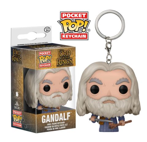 Key Chain: Lord of the Rings - Gandalf Pocket Pop Vinyl