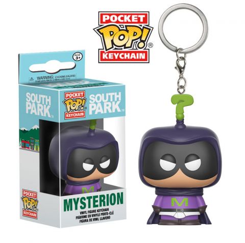 Key Chain: South Park - Mysterion Pocket Pop Vinyl