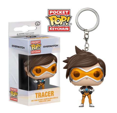 Key Chain: Overwatch - Tracer Pocket Pop Vinyl